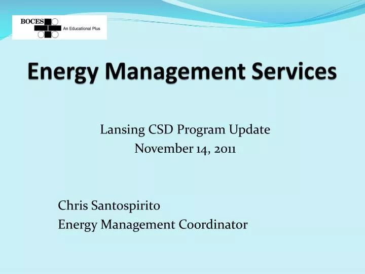 energy management services