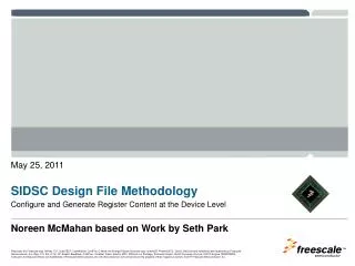 SIDSC Design File Methodology