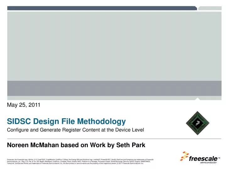 sidsc design file methodology