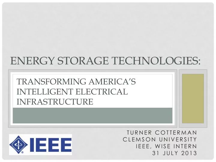 transforming america s intelligent electrical infrastructure