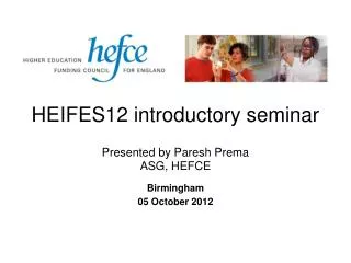 HEIFES12 introductory seminar