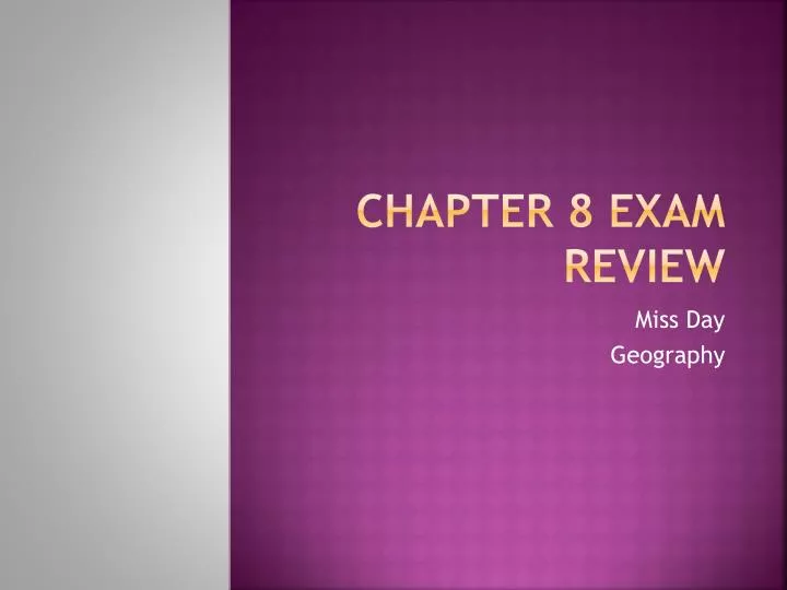 chapter 8 exam review
