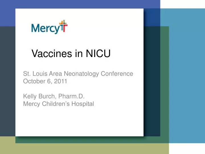 vaccines in nicu