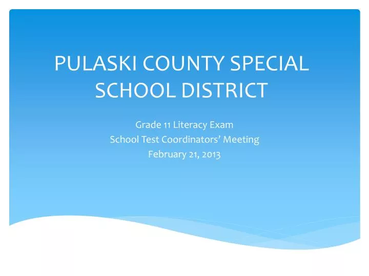 pulaski county special school district