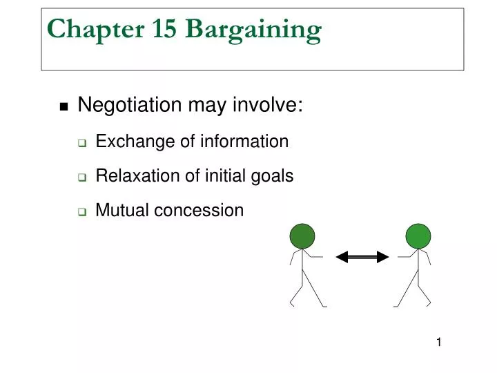 chapter 15 bargaining