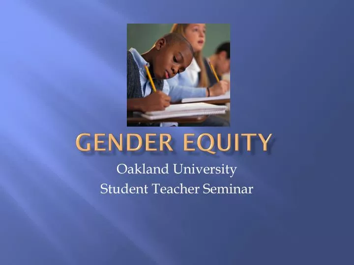 gender equity