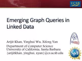 Emerging Graph Queries in Linked Data