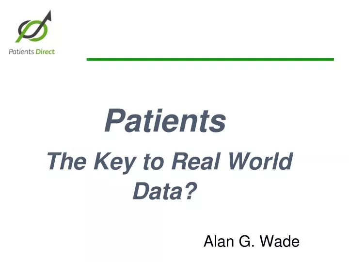 patients the key to real world data
