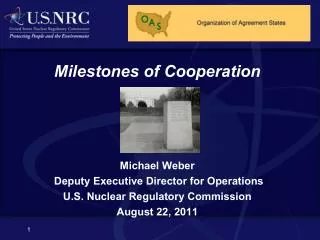 Milestones of Cooperation
