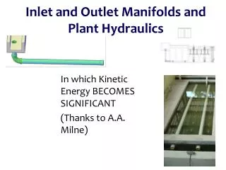 Inlet and Outlet Manifolds and Plant Hydraulics