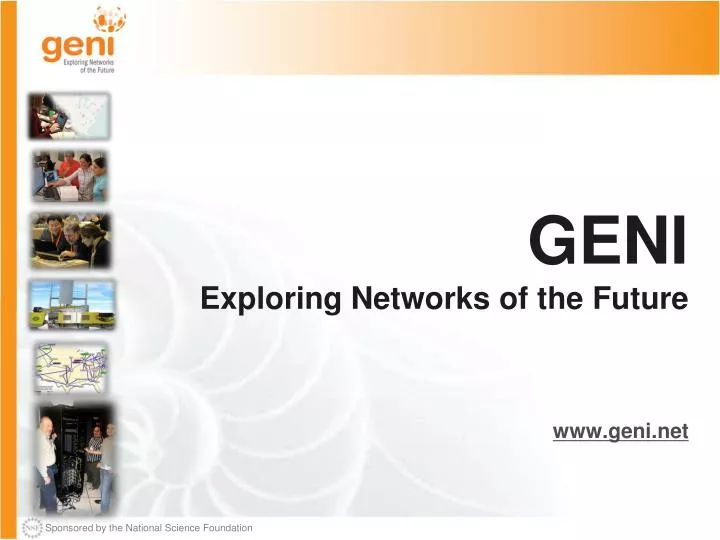 geni exploring networks of the future