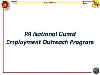 PA National Guard Employment Outreach Program