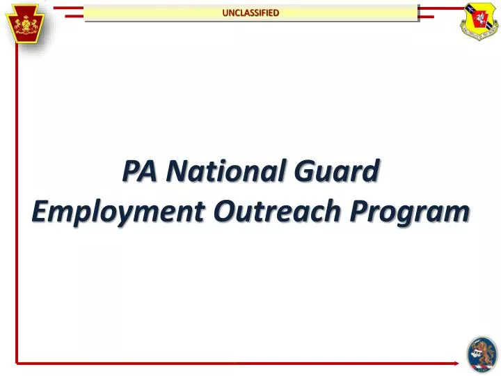 pa national guard employment outreach program