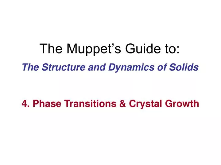 the muppet s guide to