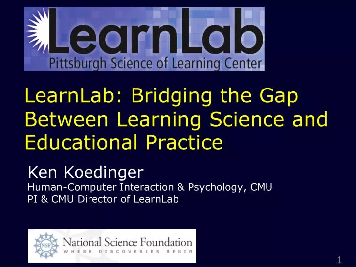 learnlab bridging the gap between learning science and educational practice