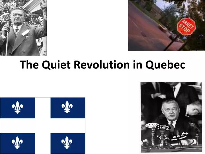 the quiet revolution in quebec