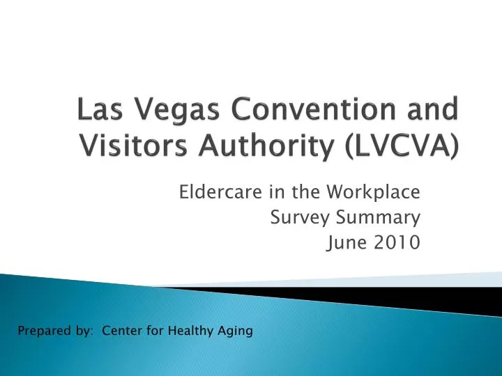 las vegas convention and visitors authority lvcva
