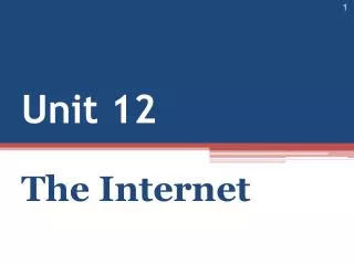 Unit 12