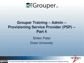 Grouper Training – Admin – Provisioning Service Provider (PSP) – Part 4