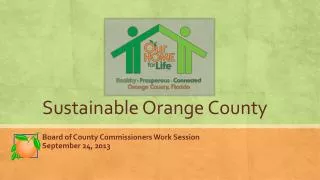 Sustainable Orange County