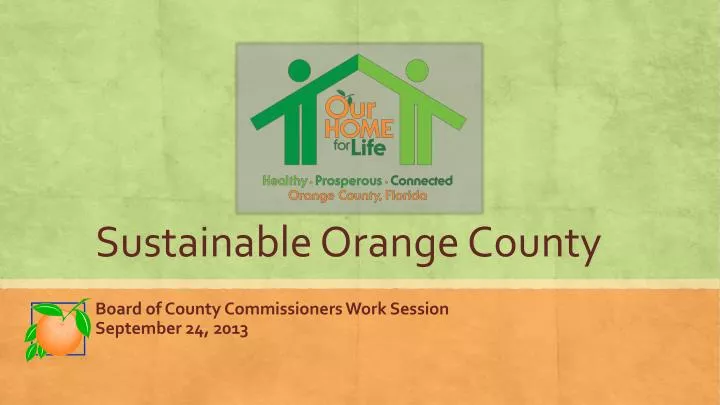 sustainable orange county