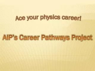 Ace your physics career!