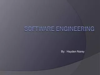 Software ENGINEERING