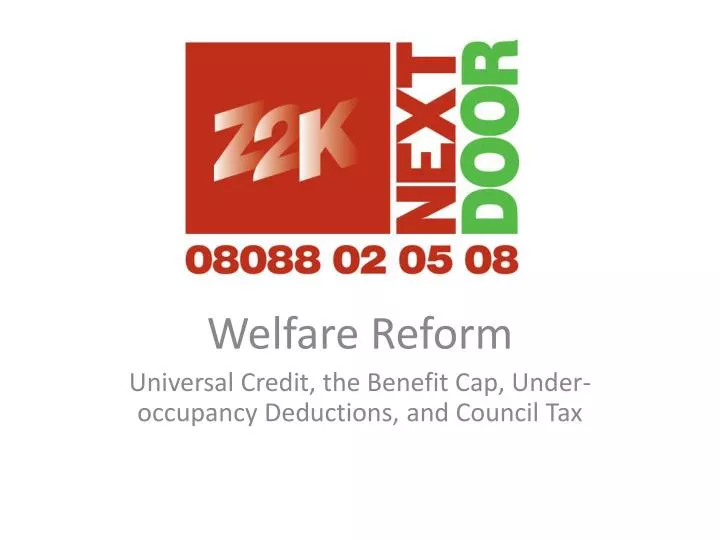 welfare reform universal credit the benefit cap under occupancy deductions and council tax