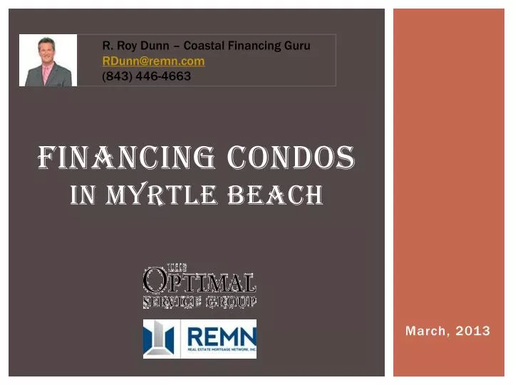 financing condos in myrtle beach