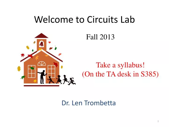 welcome to circuits lab