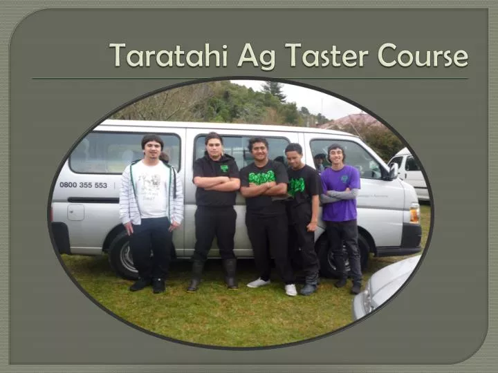 taratahi ag taster course