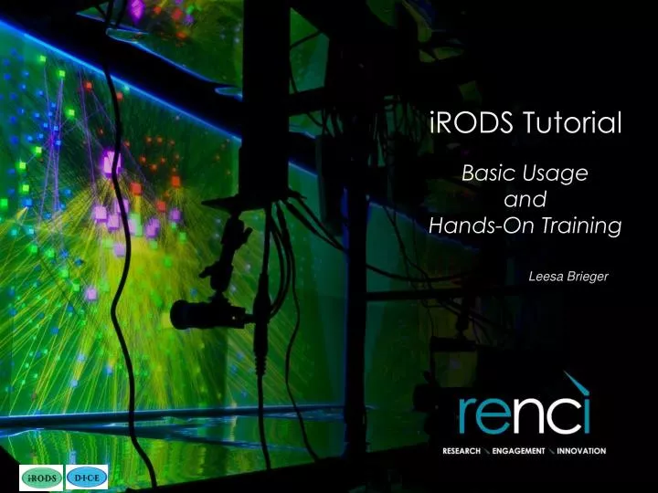 irods tutorial basic usage and hands on training