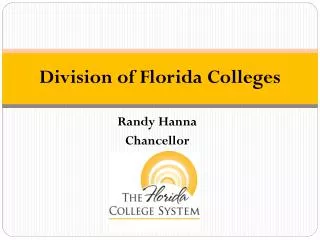 Division of Florida Colleges