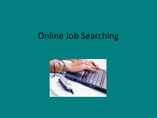 Online Job Searching