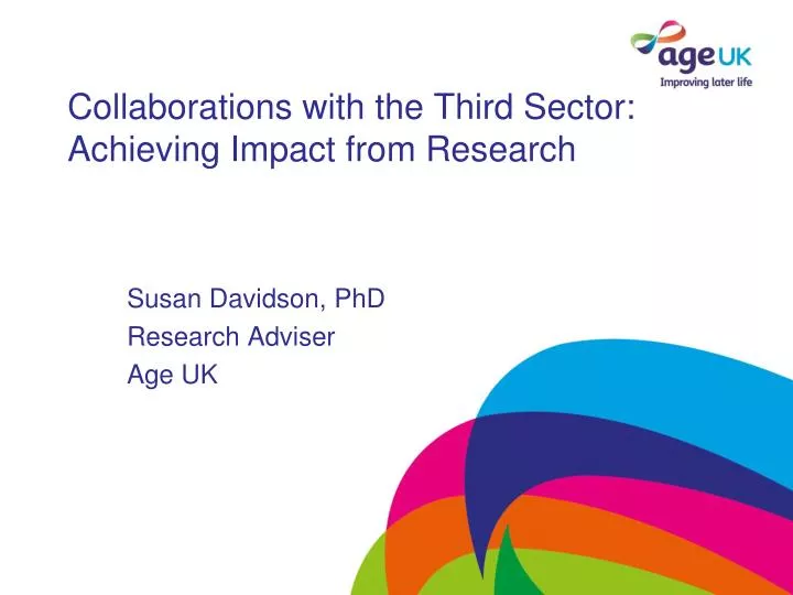 collaborations with the third sector achieving impact from research