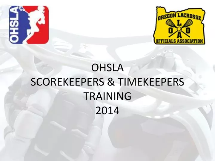 ohsla scorekeepers timekeepers training 2014