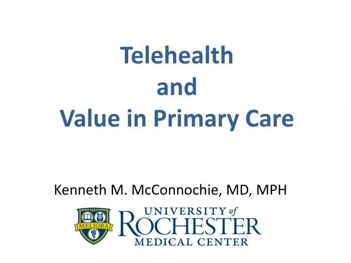 telehealth and value in primary care