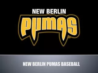 NEW BERLIN PUMAS BASEBALL