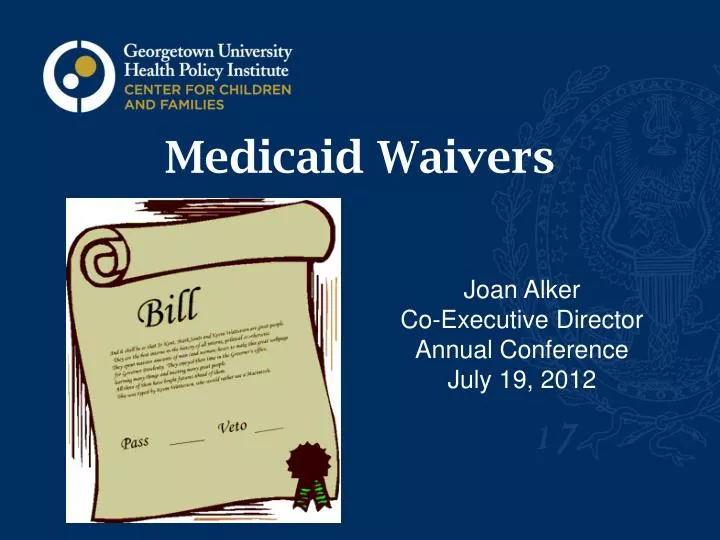 medicaid waivers