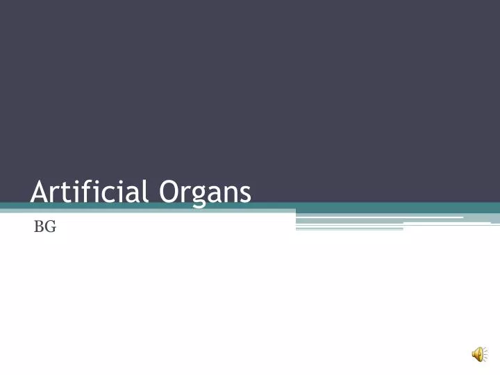 artificial organs