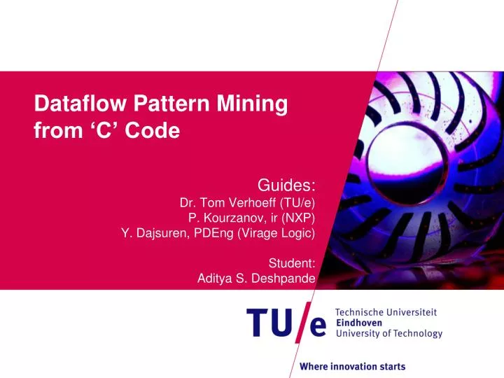 dataflow pattern mining from c code