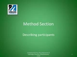 Method Section