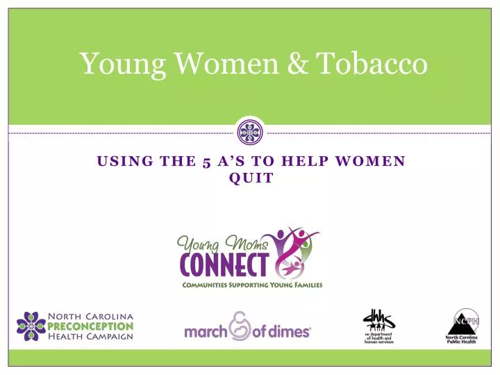 young women tobacco