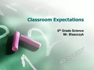 Classroom Expectations