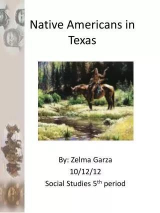 Native Americans in Texas