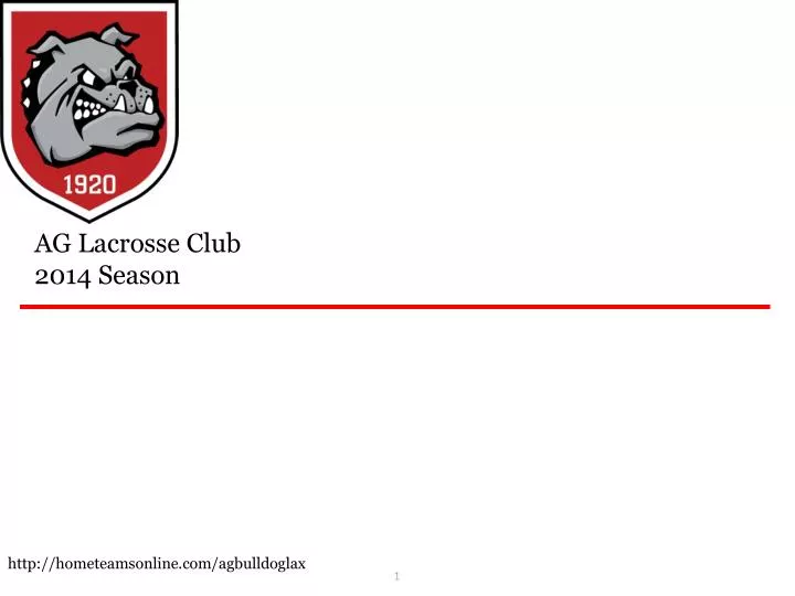 ag lacrosse club 2014 season
