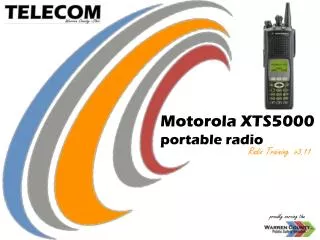 Motorola XTS5000 portable radio