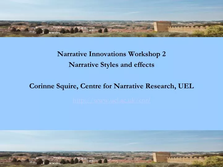 narrative innovations prato 2012