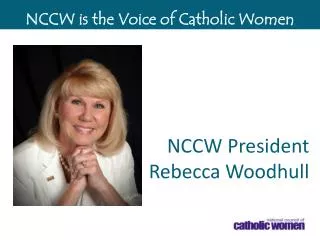 NCCW President Rebecca Woodhull