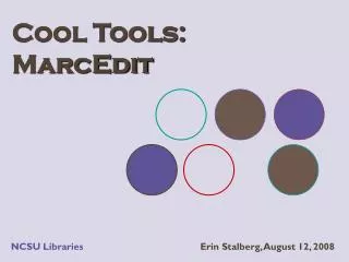 Cool Tools: MarcEdit